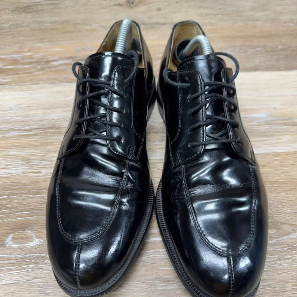 Cole Haan Calhoun Black Leather Dress Oxfords Men's Size 10